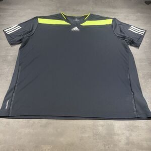 Adidas Barricade Andy Murray Formotion Gray Men XL Tennis‎ Tee Gray Neon Soccer